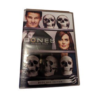 Bones Season 4 Body Bag Edition DVD Set Complete Comedy Crime TV Emily Deschanel